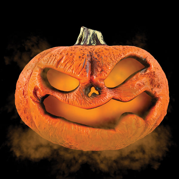 Flickering Misting Rotting Pumpkin with LED Lighting