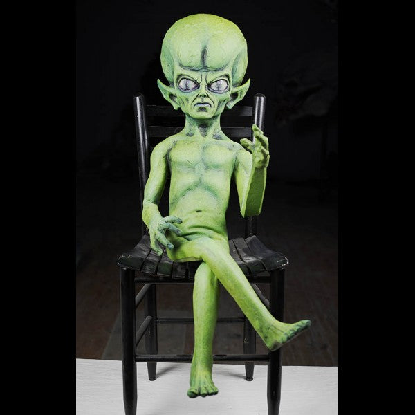 Space Martian Green Alien - 4 Feet Tall