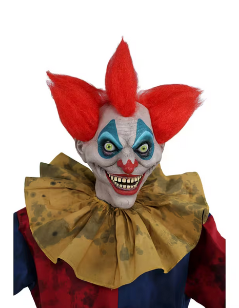 7 Ft. 3" Animated The Axe-Wielding Clown Halloween Decoration