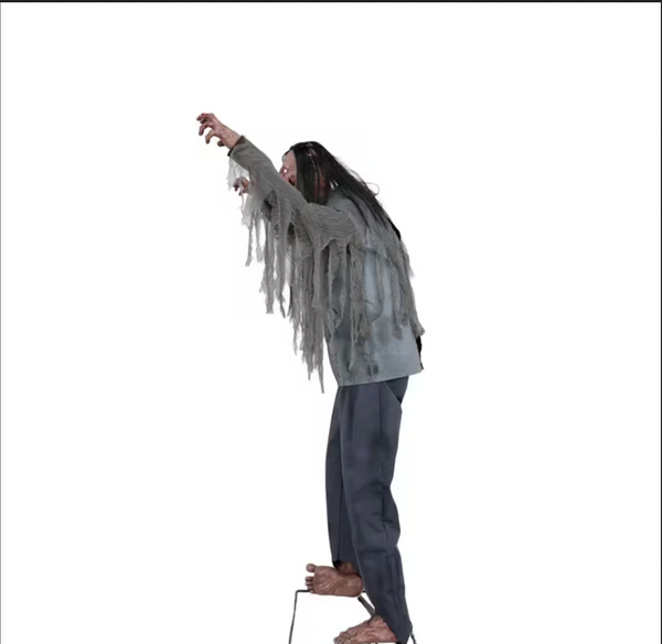 6 Ft. Animated Light-Up Jack & Jill Zombie Halloween Decoration