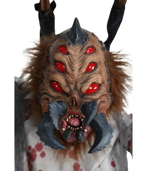6 Ft. 10" Animated Spider Monster Dr. Fangor Halloween Decoration