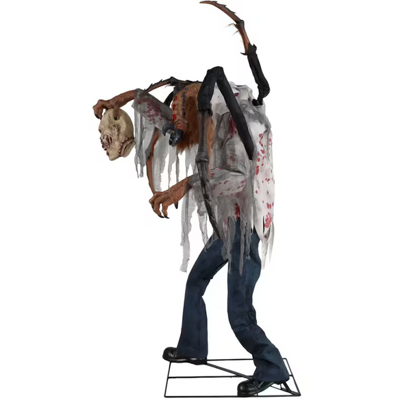 6 Ft. 10" Animated Spider Monster Dr. Fangor Halloween Decoration