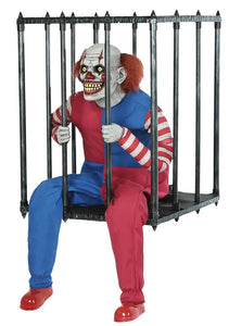 Caged Clown Walk Around Prop