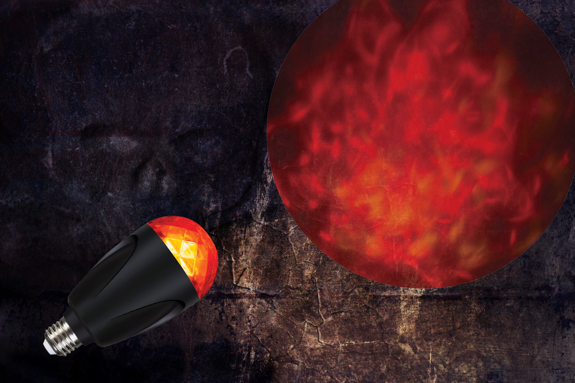 Fire and Ice Projection Bulb (Red)