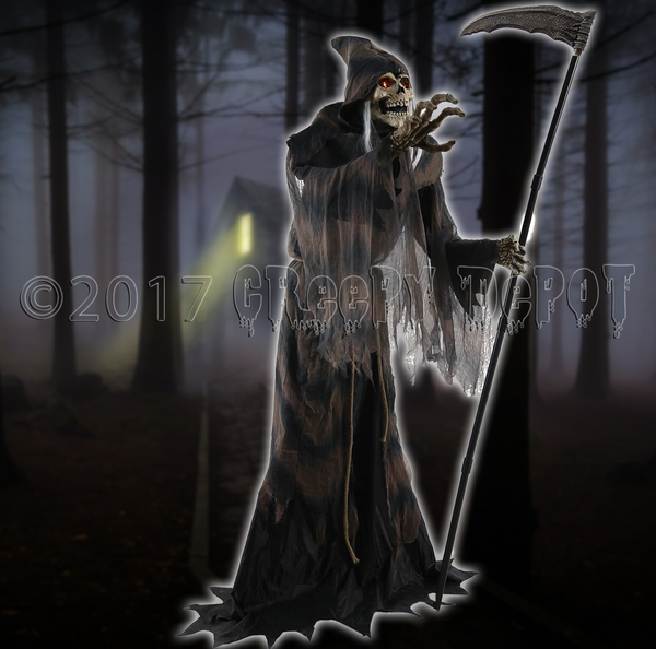 Lunging Reaper Animated Halloween Prop