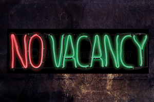 No Vacancy Neon Type - LED sign - NEW