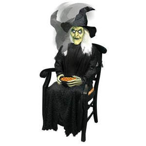 Animated Sitting Witch